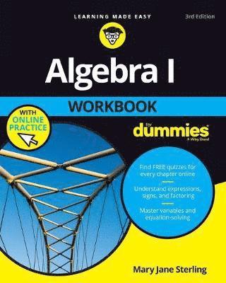 bokomslag Algebra I Workbook For Dummies