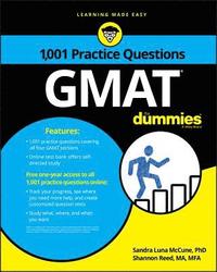 bokomslag GMAT: 1,001 Practice Questions For Dummies