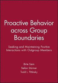 bokomslag Proactive Behavior across Group Boundaries