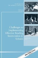 bokomslag Challenges to Implementing Effective Reading Intervention in Schools