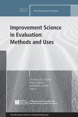 Christina A. Christie, Moira Inkelas, Sebastian Lemire, Christina a. Christie, Christina A Christie - Improvement Science in Evaluation: Methods and Uses, Häftad
