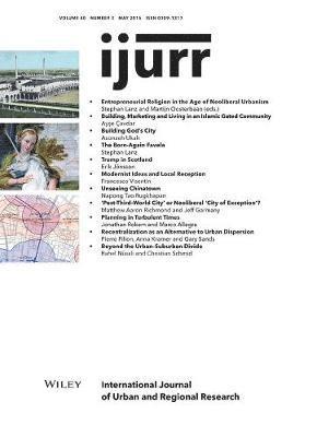 International Journal of Urban and Regional Resear ch, Volume 40 - Issue 3 1