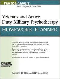 bokomslag Veterans and Active Duty Military Psychotherapy Homework Planner, (with Download)