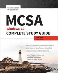 bokomslag MCSA: Windows 10 Complete Study Guide