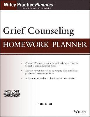 Phil Rich, David J. Berghuis, David J Berghuis - Grief Counseling Homework Planner, (with Download), Häftad