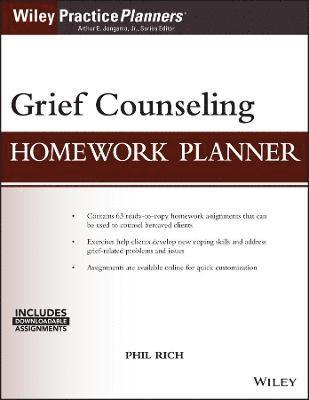 bokomslag Grief Counseling Homework Planner, (with Download)