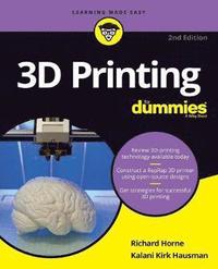 bokomslag 3D Printing For Dummies