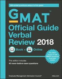 bokomslag GMAT Official Guide 2018 Verbal Review: Book + Online