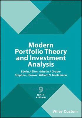 Modern Portfolio Theory and Investment Analysis 1