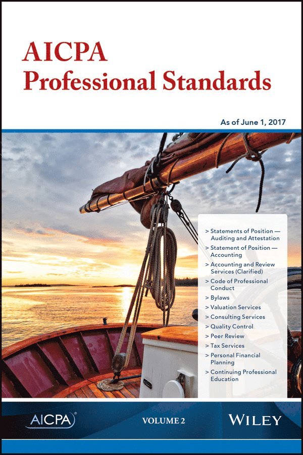 AICPA - AICPA Professional Standards, 2017, Volume 2, Häftad
