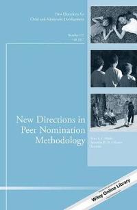 bokomslag New Directions in Peer Nomination Methodology