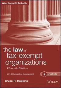bokomslag The Law of Tax-Exempt Organizations, 2018 Cumulative Supplement