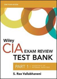 bokomslag Wiley CIA Test Bank 2019
