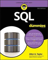 bokomslag SQL For Dummies, 9th Edition