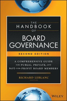 bokomslag The Handbook of Board Governance