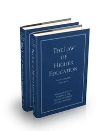 bokomslag The Law of Higher Education, 2 Volume Set