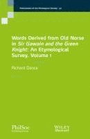 Richard Dance - Words Derived from Old Norse in Sir Gawain and the Green Knight, Häftad