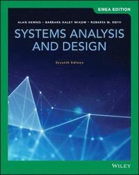 bokomslag Systems Analysis and Design, EMEA Edition