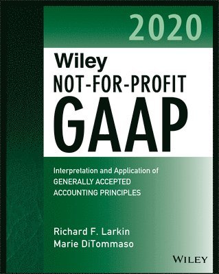 bokomslag Wiley Not-for-Profit GAAP 2020