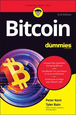 Peter Kent, Tyler Bain - Bitcoin For Dummies, Häftad