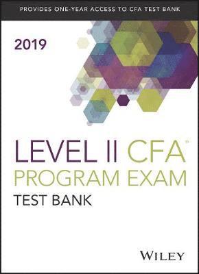 bokomslag Wiley Study Guide + Test Bank for 2019 Level II CFA Exam