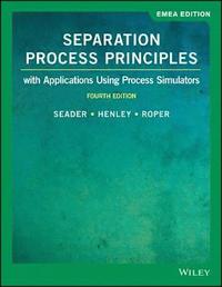 bokomslag Separation Process Principles