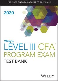 bokomslag Wileys Level III CFA Program Study Guide + Test Bank 2020