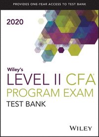 bokomslag Wiley's Level II CFA Program Study Guide + Test Bank 2020