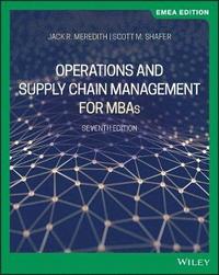 bokomslag Operations and Supply Chain Management for MBAs, EMEA Edition