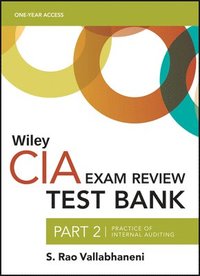 bokomslag Wiley CIA Test Bank 2021