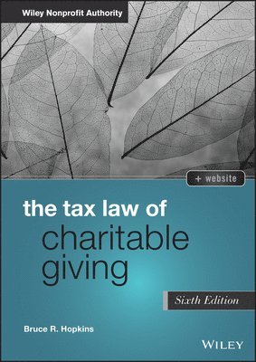 bokomslag The Tax Law of Charitable Giving