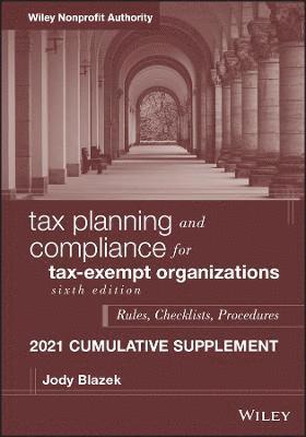 Jody Blazek - Blazek, J: Tax Planning and Compliance for Tax-Exempt Organi, Häftad