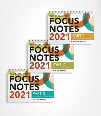 bokomslag Wiley CIA Exam Review Focus Notes 2021: Complete Set
