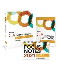 bokomslag Wiley CIA Exam Review 2021 + Test Bank + Focus Notes: Part 1, Essentials of Internal Auditing Set