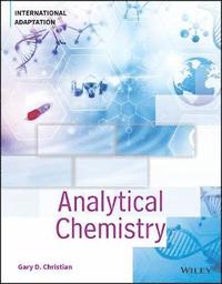 bokomslag Analytical Chemistry, International Adaptation