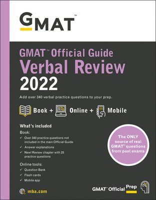Gmac - Gmac: GMAT Official Guide Verbal Review 2022, Häftad