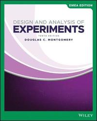bokomslag Design and Analysis of Experiments, Tenth Edition EMEA Edition