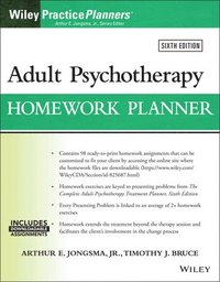 bokomslag Adult Psychotherapy Homework Planner