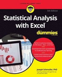 bokomslag Statistical Analysis with Excel For Dummies