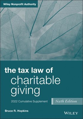 The Tax Law of Charitable Giving 1