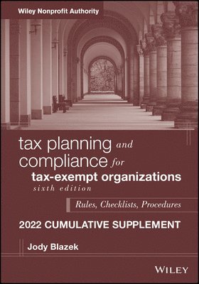 Tax Planning and Compliance for Tax-Exempt Organizations 1