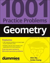 bokomslag Geometry: 1001 Practice Problems For Dummies (+ Free Online Practice)