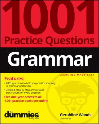 bokomslag Grammar: 1001 Practice Questions For Dummies (+ Free Online Practice)