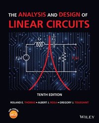 bokomslag The Analysis and Design of Linear Circuits