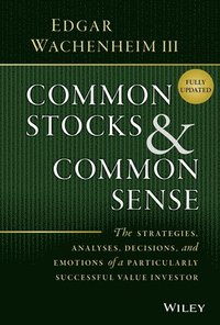 bokomslag Common Stocks and Common Sense