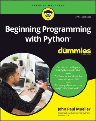 John Paul Mueller - Beginning Programming with Python For Dummies, Häftad