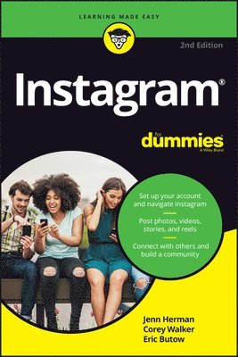 Jenn Herman, Corey Walker, Eric Butow - Instagram For Dummies, Häftad