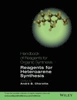 André B. Charette - Handbook of Reagents for Organic Synthesis, Inbunden