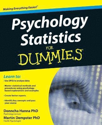 bokomslag Psychology Statistics For Dummies