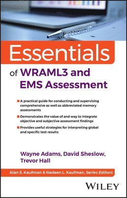 Essentials of WRAML3 and EMS Assessment 1